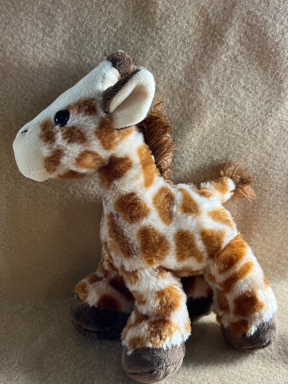 Wild Republic Giraffe Plush Stuffed Animal Brown Cream Spotted 9”